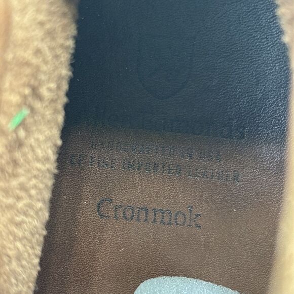 rare ALLEN EDMONDS CRONMOK Cognac Wingtip Brogue Leather Boot men 9 - Picture 9 of 11